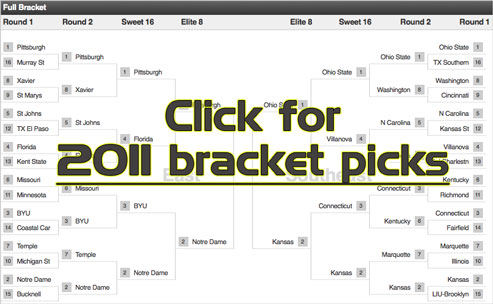 About Our 2011 Bracket Picks. We combine advanced statistical analysis, 